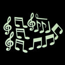 14pieces Glow In The Dark Musical Note Symbol Stickers Kid Wall Bedroom Nursery