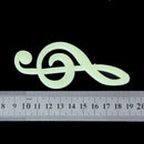 14pieces Glow In The Dark Musical Note Symbol Stickers Kid Wall Bedroom Nursery