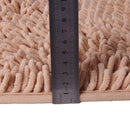 Soft Fluffy Bathroom Kitchen Bedroom Doorway Shaggy Rug Non Slip Bath Mat Shower Carpet Camel Color