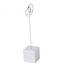 Cute Kids Children Stainless Steel Fish Shape Wire Clip Memo Holder Stand Organizer Home Office Decor Silver Grey