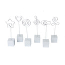 Cute Kids Children Stainless Steel Fish Shape Wire Clip Memo Holder Stand Organizer Home Office Decor Silver Grey