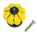 Cute Pumpkin Drawer Cabinet Bin Dresser Cupboard Pull Knob Handle With Screw Yellow