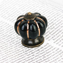 Cute Pumpkin Drawer Cabinet Bin Dresser Cupboard Pull Knob Handle With Screw Black