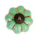 Cute Pumpkin Drawer Cabinet Bin Dresser Cupboard Pull Knob Handle With Screw Green