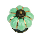 Cute Pumpkin Drawer Cabinet Bin Dresser Cupboard Pull Knob Handle With Screw Green