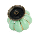 Cute Pumpkin Drawer Cabinet Bin Dresser Cupboard Pull Knob Handle With Screw Green