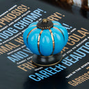 Cute Pumpkin Drawer Cabinet Bin Dresser Cupboard Pull Knob Handle With Screw Blue