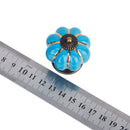 Cute Pumpkin Drawer Cabinet Bin Dresser Cupboard Pull Knob Handle With Screw Blue