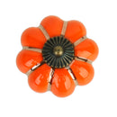 Cute Pumpkin Drawer Cabinet Bin Dresser Cupboard Pull Knob Handle With Screw Orange