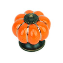 Cute Pumpkin Drawer Cabinet Bin Dresser Cupboard Pull Knob Handle With Screw Orange