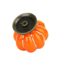 Cute Pumpkin Drawer Cabinet Bin Dresser Cupboard Pull Knob Handle With Screw Orange