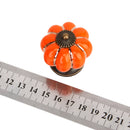 Cute Pumpkin Drawer Cabinet Bin Dresser Cupboard Pull Knob Handle With Screw Orange