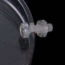 Set Of Acrylic Shrimp Feeding Basin Tray Container With Screw & Nut For Aquarium Fish Tank 6CM