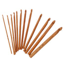 Smooth Bamboo Crochet Hooks Knitting Needles Hooks PACK OF 20PCS