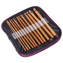Smooth Bamboo Crochet Hooks Knitting Needles Hooks PACK OF 20PCS