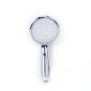Plastic 7-Color Flicker LED Shower Head Silver 220mm