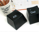 Set Of Creative CTRL ALT DEL Keyboard Key Coffee Cup With Tray Friends Family Birthday Gift