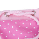 Cute Cotton Pink With White Dots Pattern Strawberry Decoration Female Dog Sanitary Pant Brief XL