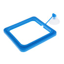 Plastic Square Shaped Fish Feeder Aquarium Fish Tank Supplies Blue 10cm x 10cm