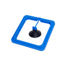 Plastic Square Shaped Fish Feeder Aquarium Fish Tank Supplies Blue 10cm x 10cm