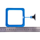 Plastic Square Shaped Fish Feeder Aquarium Fish Tank Supplies Blue 10cm x 10cm