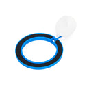 Plastic Round Shaped Fish Feeder Aquarium Fish Tank Supplies Blue 7.5cm