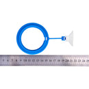 Plastic Round Shaped Fish Feeder Aquarium Fish Tank Supplies Blue 7.5cm