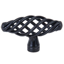 Set Of Twist Cage Cabinet Door Window Cupboard Knob With Mounting Screw Black