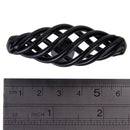 Set Of Twist Cage Cabinet Door Window Cupboard Knob With Mounting Screw Black