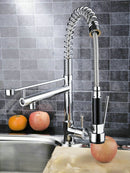 Set Of Pull Out Kitchen Sink Faucet With Hoses For Home Commercial Silver