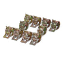 High Quality 65mm Spring Clips FIT FOR Air Hose Tube Water Fuel Pipe Silicone Vacuum Hose Pack Of 10PCS