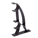 Galvanized Iron Durable Double Curtain Rod Bracket PACK OF 2PCS Dark Coffee