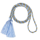 Adjustable Nylon Gold Thread Curtain Tiebacks Living Bedroom Hotel Restaurant Decor Blue + Gold PACK OF 2PCS