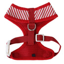 Soft Breathable Mesh High Strength D-Ring Puppy Harness Safety Equipment Pet Supplies Red + White XL