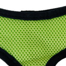 Soft Breathable Mesh Adjustable Chest High Strength D-Ring Dog Harness Belt Green XL