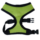 Soft Breathable Mesh Adjustable Chest High Strength D-Ring Dog Harness Belt Green XL