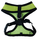 Soft Breathable Mesh Adjustable Chest High Strength D-Ring Dog Harness Belt Green XL