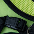 Soft Breathable Mesh Adjustable Chest High Strength D-Ring Dog Harness Belt Green XL