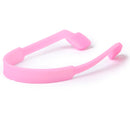 Kids Children Soft Silicone Eyeglasses Elastic Strap Glasses Sunglasses Cord Lanyard Holder- Pink