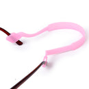 Kids Children Soft Silicone Eyeglasses Elastic Strap Glasses Sunglasses Cord Lanyard Holder- Pink