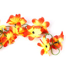 Artificial Stimulation Azalea Garlands Home Venue Wedding Shop Garden Restaurant Office Decor PACK OF 2PCS Red + Yellow