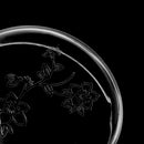 Acrylic Fresh Salt Water Shrimp Small Tropical Fish Ratfish Feeding Dish Aquarium Tank Supplies Pattern Winter Jasmine