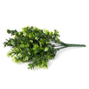 Plastic Simulation Fern Grass Home Office Garden Wedding Party Decor 33cm Green Pack Of 2PCS
