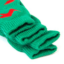 Waterproof Skid Free Anti-Slip Paw Protector Cotton Dog Socks Pet Supplies Green S PACK OF 4PCS