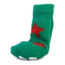 Waterproof Skid Free Anti-Slip Paw Protector Cotton Dog Socks Pet Supplies Green S PACK OF 4PCS