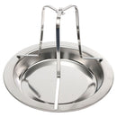 Beer Can Chicken Duck Roaster Drip Pan BBQ Grill Oven Rack Cooker Holder X8R9