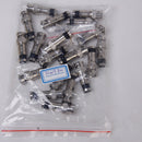 20pcs BNC Compression Connector RG59 CCTV Coax Coaxial Male Cable Adapter