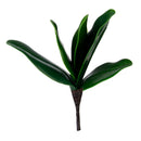 1 Branch Green Artificial Orchid Leaf Simulation Grass Home Bedroom Living Room Decor Artificial Green Plants