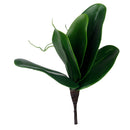 1 Branch Green Artificial Orchid Leaf Simulation Grass Home Bedroom Living Room Decor Artificial Green Plants