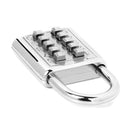 CH-602 Model Luggage Padlock Travel Code Lock For Lockers Sheds Luggage Toolboxes Protective Accessory Silver